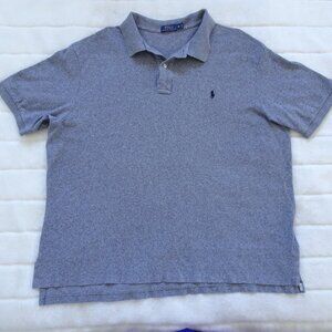 Polo Ralph Lauren Men's Polo Shirt 3XB Gray Short Sleeve